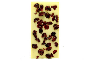 Cranberries in White Belgian chocolate